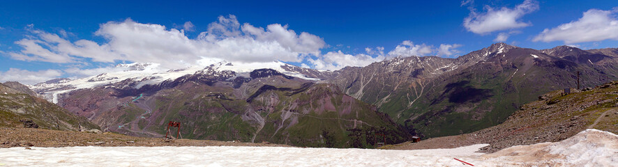 mountain scenery in the Caucasus