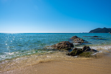 Cala Monte Turno, Sardinia, in a summer day