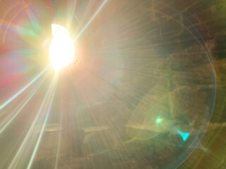Sunsine on red brick ruins