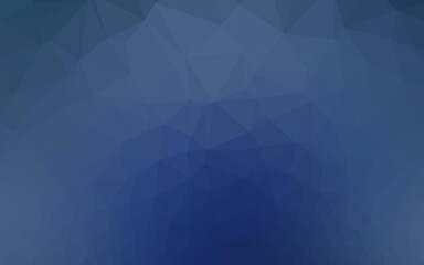 Fototapeta premium Dark BLUE vector polygonal template.