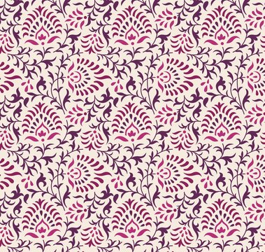 Colorful paisley floral pattern, textile , Rajasthan, royal India	