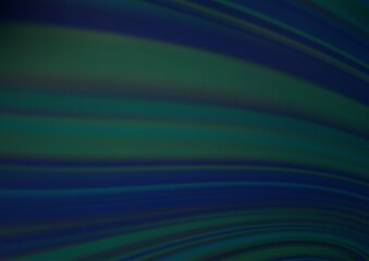 Fototapeta premium Dark BLUE vector blurred background.