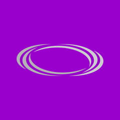 purple color circle logo