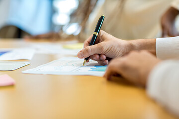 Business Man approve sign on business document. Business approve sign and certificate concept. Businessman Hands Signing a document