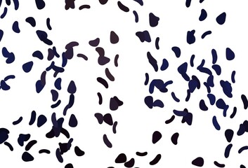 Light Blue, Red vector pattern with chaotic shapes.