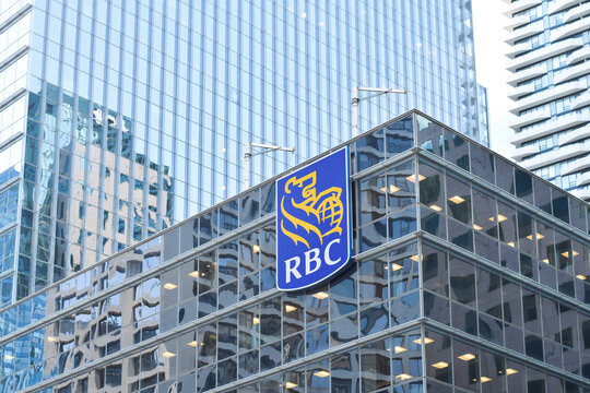 RBC Sign On Downtown City Building