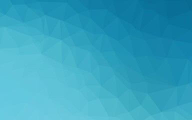 Light BLUE vector shining triangular pattern.