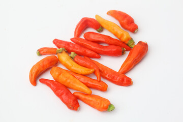 Red chili pepper isolated on a white background