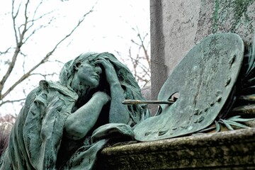 Cimetière du Père Lachaise, Paris, France
Paul Baudry (1828-1886)
Sculpture : La Douleur, par...