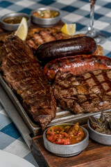 argentinian barbecue roast beef ready to eat