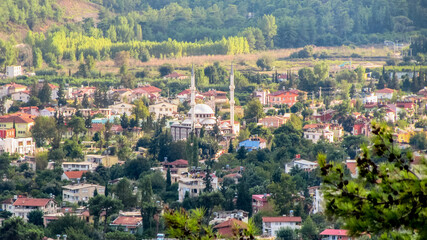 Fototapeta na wymiar View of Göynük in Antalya province in Turkey