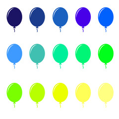 Celebration balloon colorful silhouette icon clipart. jpeg image illustration jpg balloon clipart or illustration or clipart in white background 

