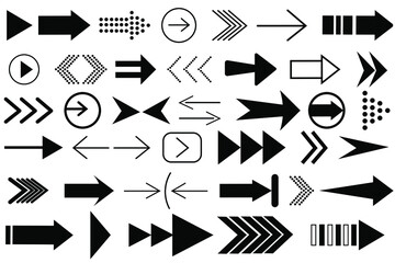 arrow icons set