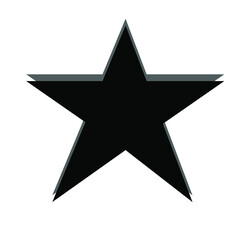 star isolated on white