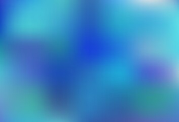 Obraz premium Light BLUE vector blurred shine abstract pattern.