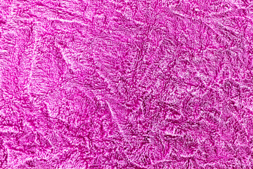 Close up of red towel fivers. High quality photo