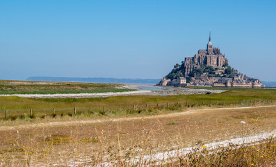 Le mont Saint Michel, département de la Manche - France