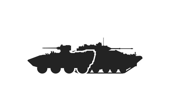 armoured personnel carriers icon. wheeled and tracked armoured vehicles. vector images for military web design