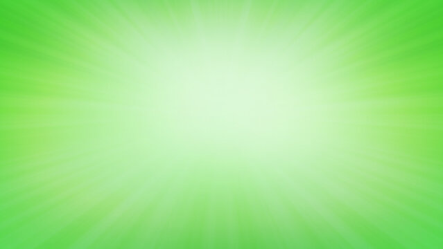 Radial green with rays of light coming out of the center