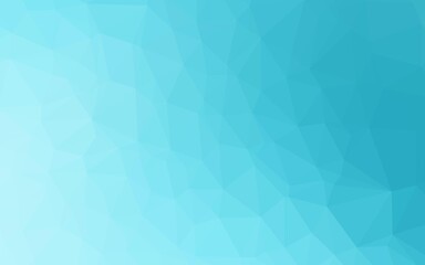 Light BLUE vector abstract mosaic pattern.