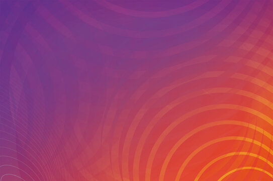 orange and purple energetic dynamic circular decorative background