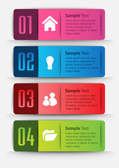 modern text box template, infographics banner 