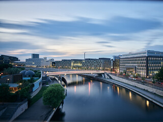 Naklejka premium Bundesministerium Bildung und Forschung BMFBUF bmbf in Berlin mit Wasser und Co. 