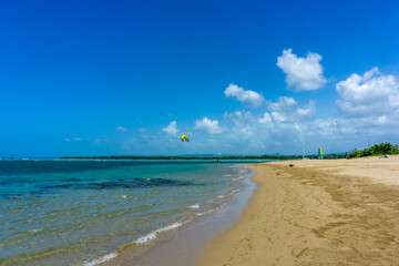 Obraz premium Puerto Plata - Dominican Republic, Beautiful Tropical Beach - July, 2022