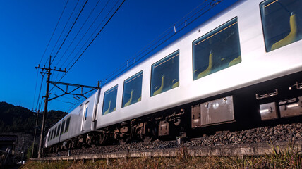 Obraz premium 特急電車の窓