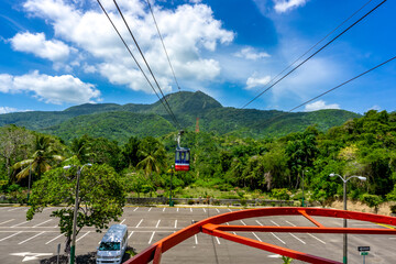 Views of Puerto Plata from the top of the mountain at Teleferico Cable Car - July 2, 2022.