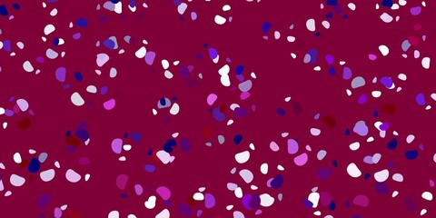 Light blue, green vector backdrop with chaotic shapes.