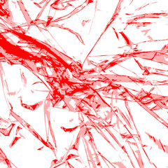 red plastic cellophane bag vector illustration background