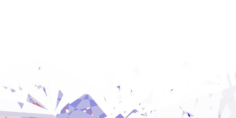 Light Gray vector background with triangles.