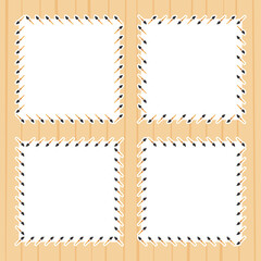 Frame with Paintbrush for banner, poster, and greeting card