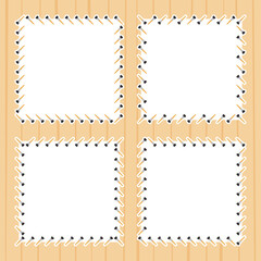 Frame with Paintbrush for banner, poster, and greeting card