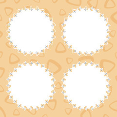 Frame with Scissor for banner, poster, and greeting card