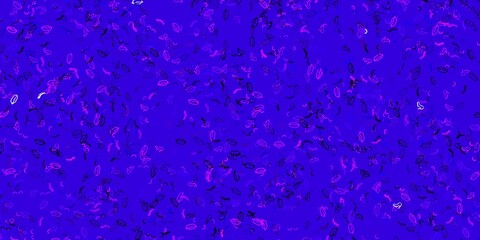 Light Purple vector template with businesswoman signs.