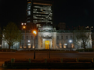 日銀大阪支店旧館の夜景