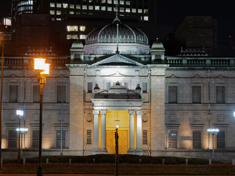 日銀大阪支店旧館の夜景