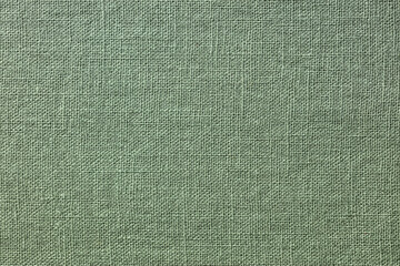 green linen fabric texture background. high resolution textured pattern.
