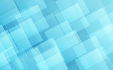 Abstract blue geometric square background