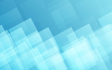 Abstract blue geometric square background