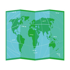 world earth paper map