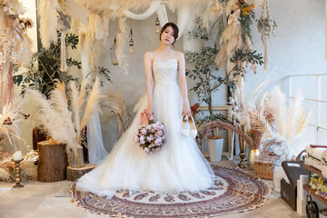 日本人の花嫁・ウェディングドレス