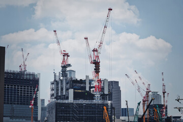 工事現場の風景