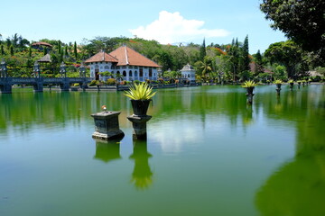 Obraz premium lake in the village