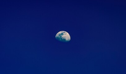 moon in the sky Catania Sicilia