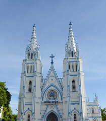 Twoers of a church in Tamil Nadu in South India