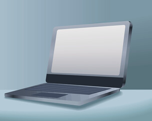 laptop mockup gray background