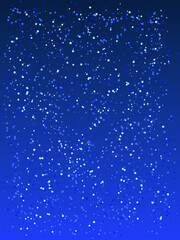 Christmas holiday decoration snowflake background. Golden snowflake on blue gradient glowing backdrop. 